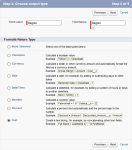 Screenshot: set text formula return type