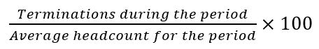 Turnover calculation formula
