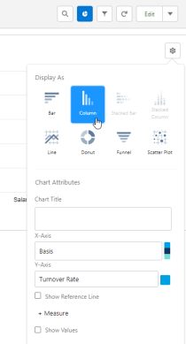 Screenshot: set chart properties