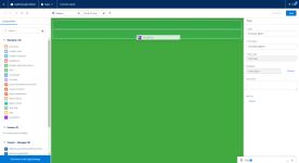 Screenshot: create the visualforce page in the builder