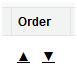 Screenshot: presentation order buttons