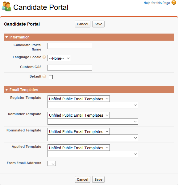 Candidate Portal details page in Sage People Talent Acquisition