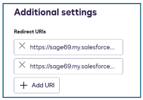 Add URIs option in Docusign.