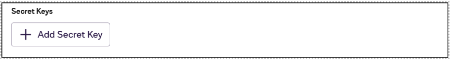 Docusign Secret Key screen.