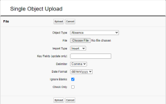 Screenshot: Details page for single object upload