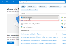 Screenshot: Microsoft Azure app registration