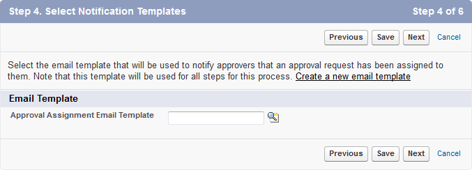 Screenshot: Step 4 of the Approval Process Edit wizard