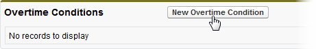 Screenshot: New Overtime condition button on Overtime Conditions related list